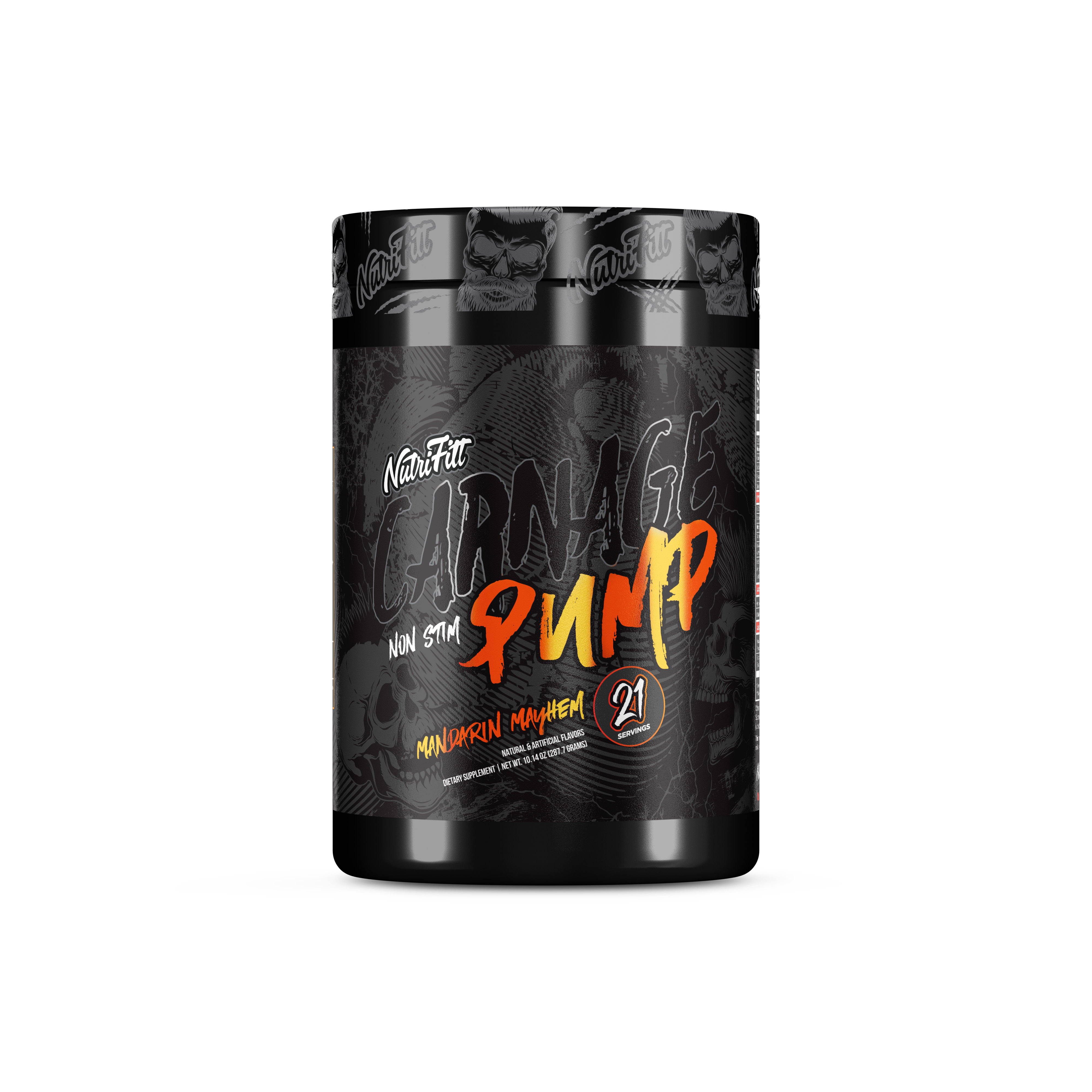 nutrifitt carnage non stim pump mandarin mayhem