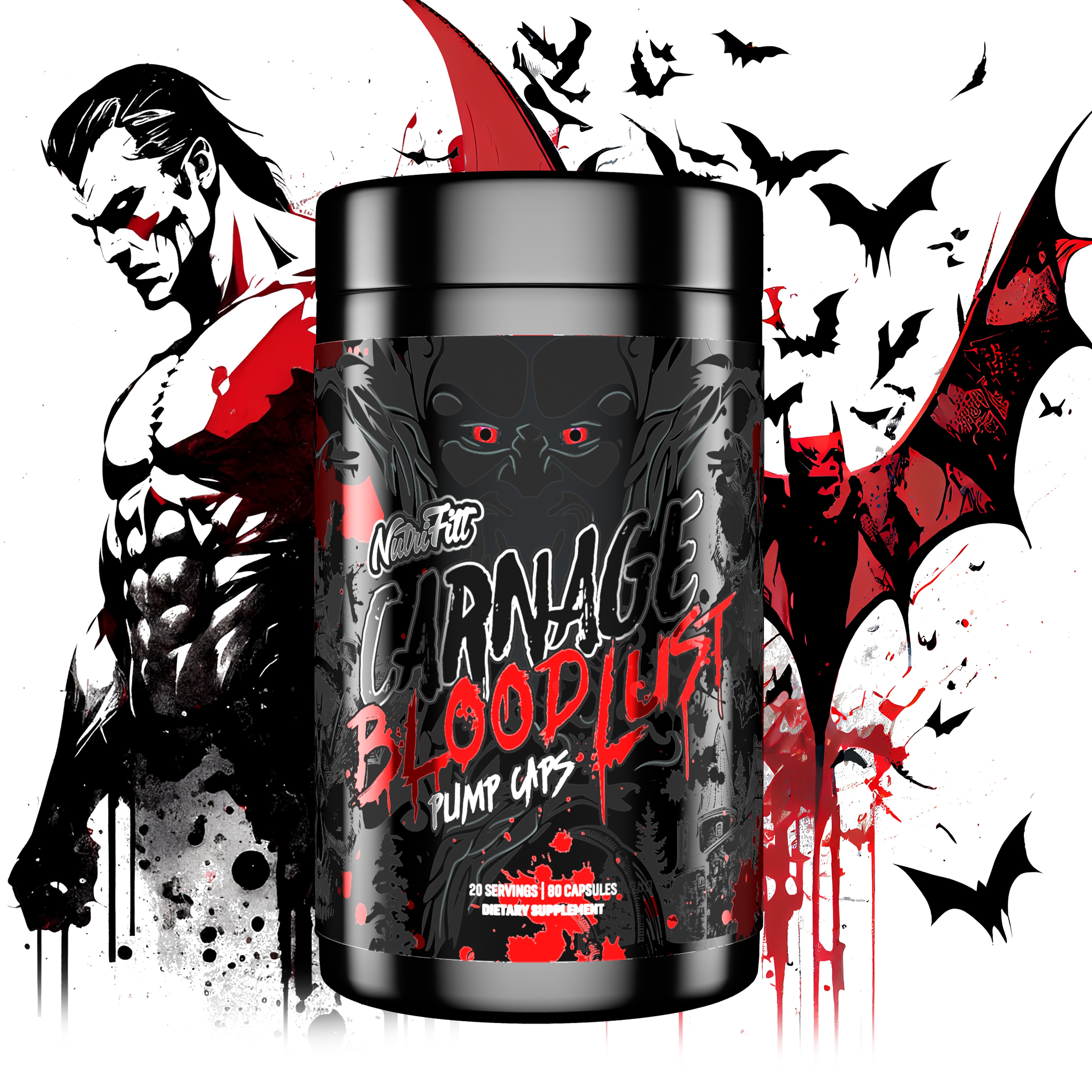nutrifitt carnage bloodlust pump caps